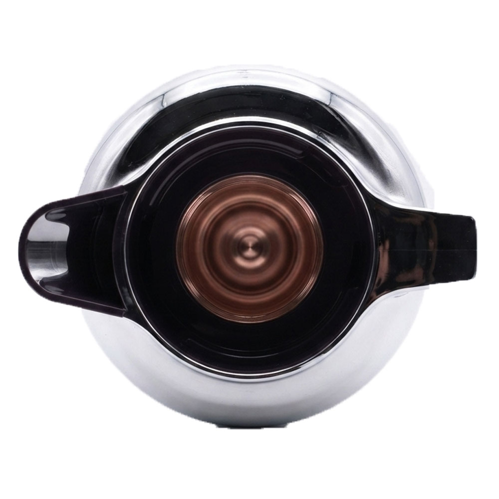 فلاسک استیل مشکی برند ماکسیمان کد L107  (شیشه صورتی )