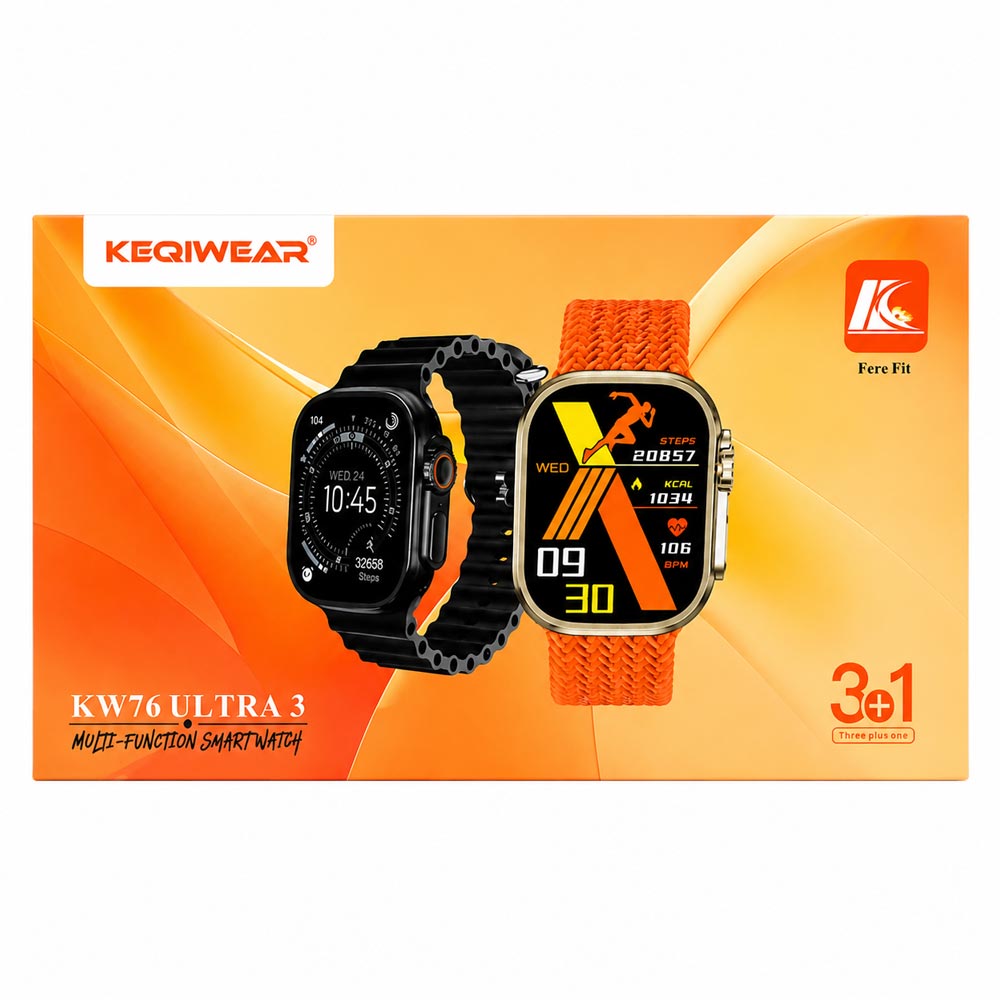 ساعت هوشمند مدل KEQIWEAR KW76 Ultra 3