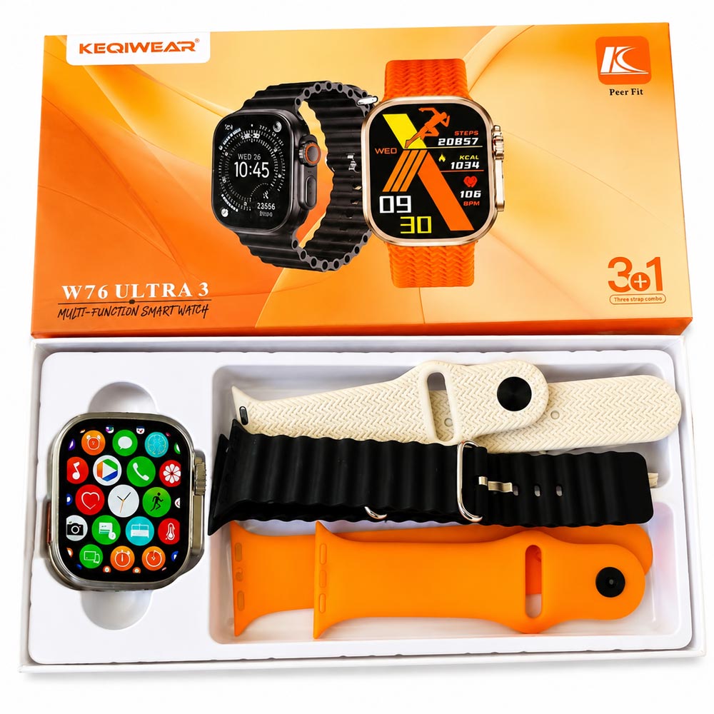 ساعت هوشمند مدل KEQIWEAR KW76 Ultra 3